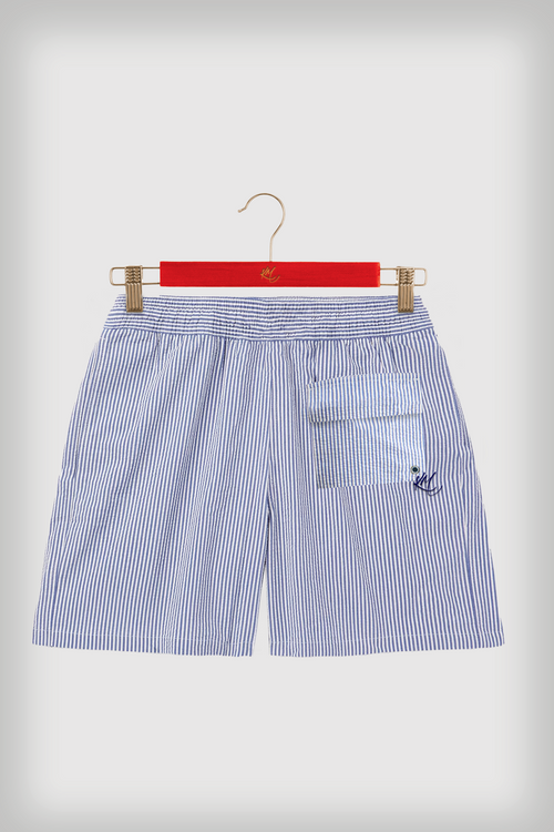 KM swim shorts striped