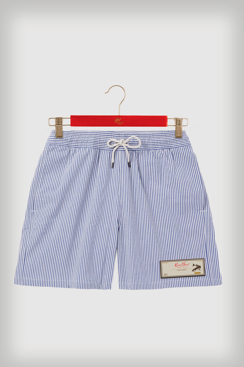 KM swim shorts striped