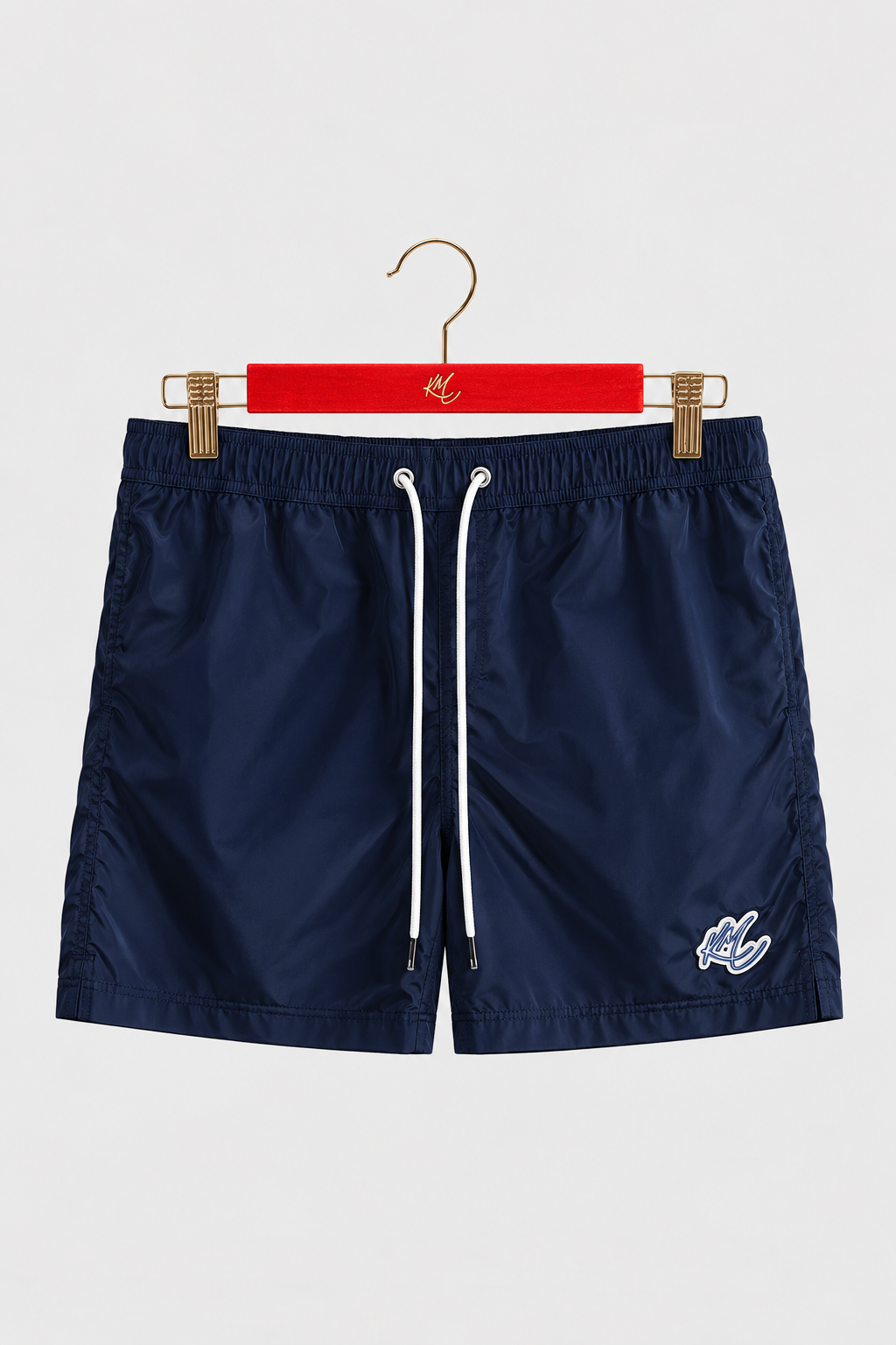 KM swim shorts navy