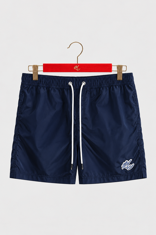 KM swim shorts navy