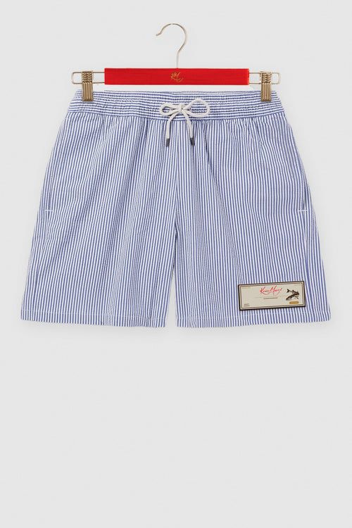 KM swim shorts striped