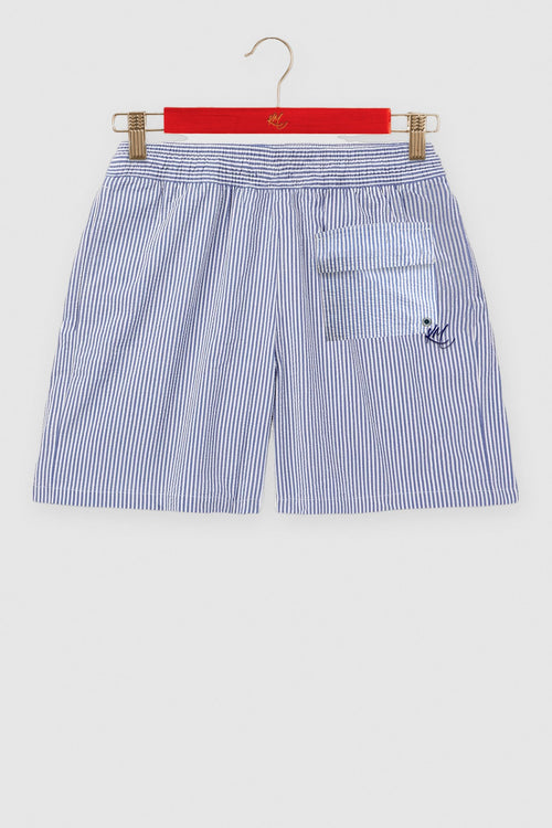 KM swim shorts striped